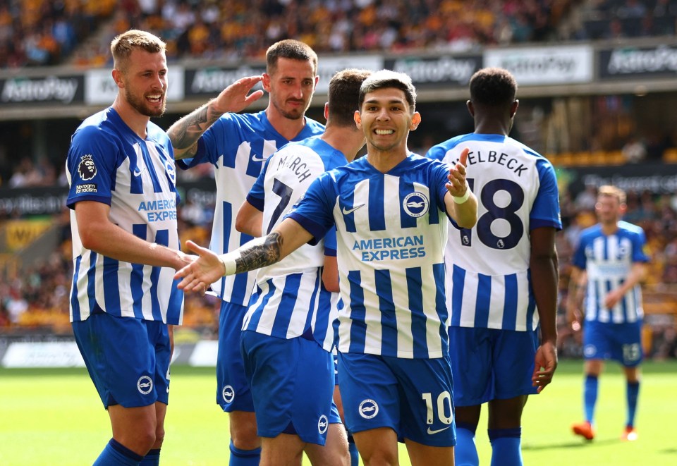 Brighton have qualified for European football for the first time