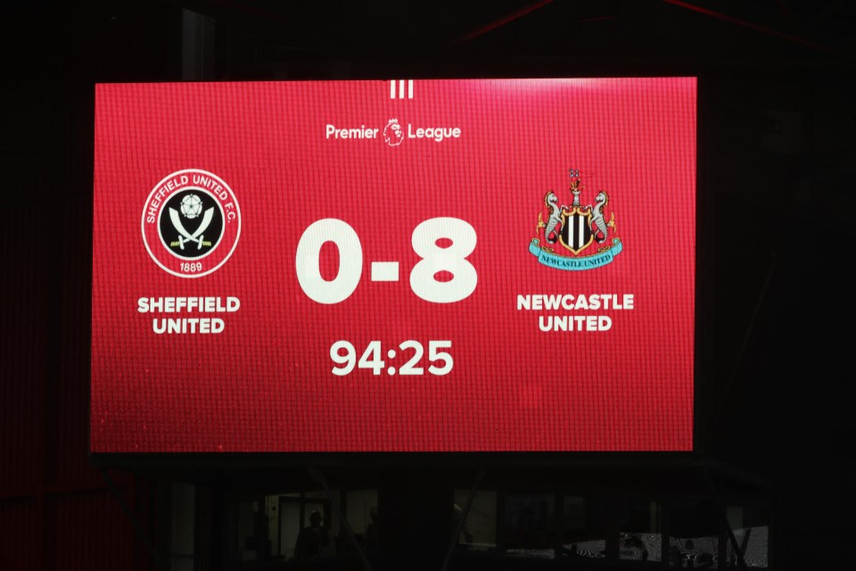 The result was the worst home defeat in Sheffield United's history