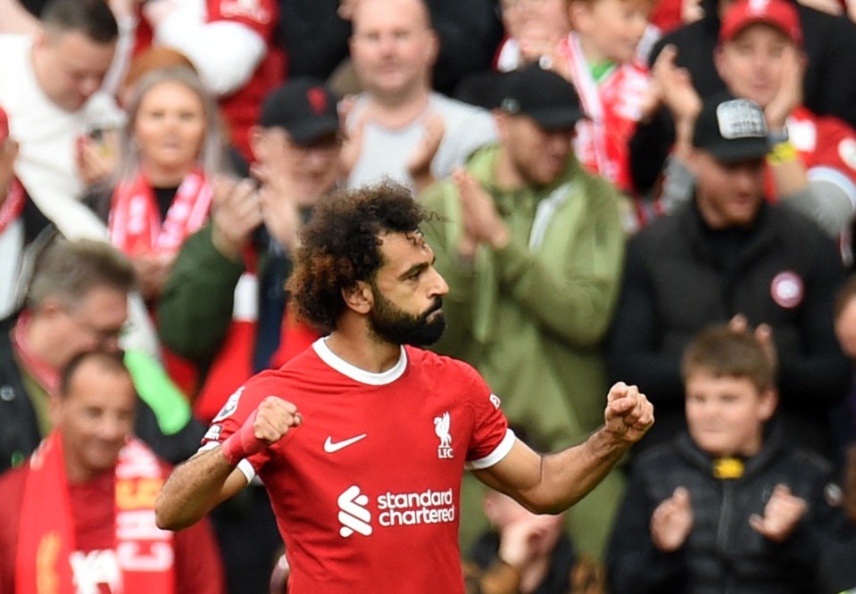 Mo Salah gave Liverpool the lead from the penalty spot in the first half