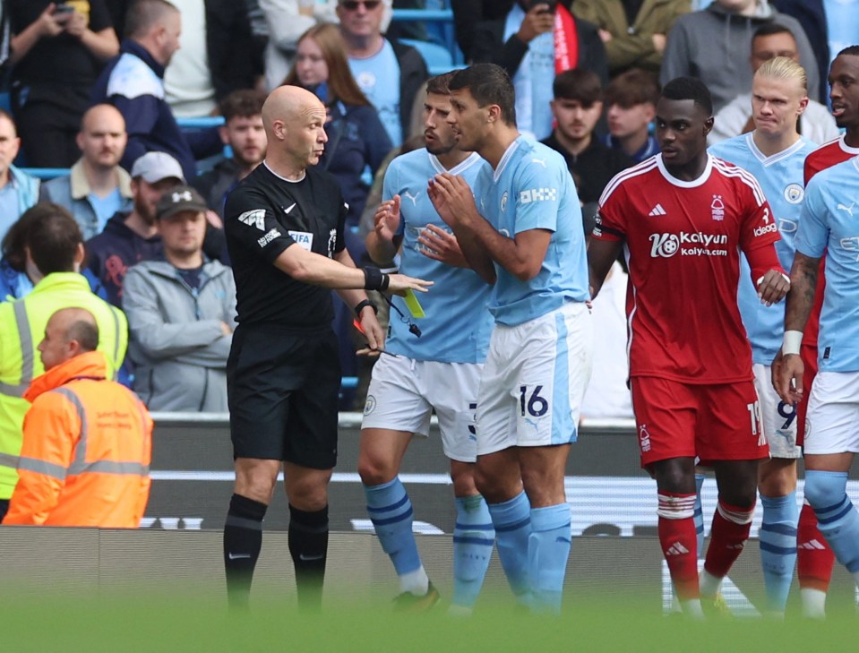 Taylor also issued a yellow card to Gibbs-White for his part in the altercation