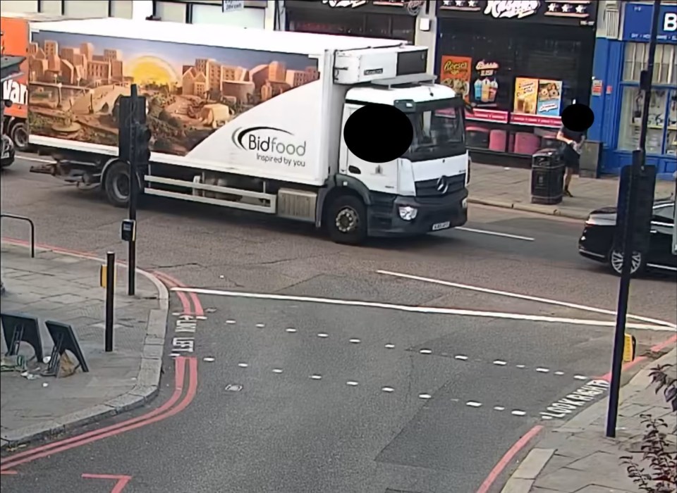 Cops swooped on the delivery lorry Khalife is believed to have used for his escape