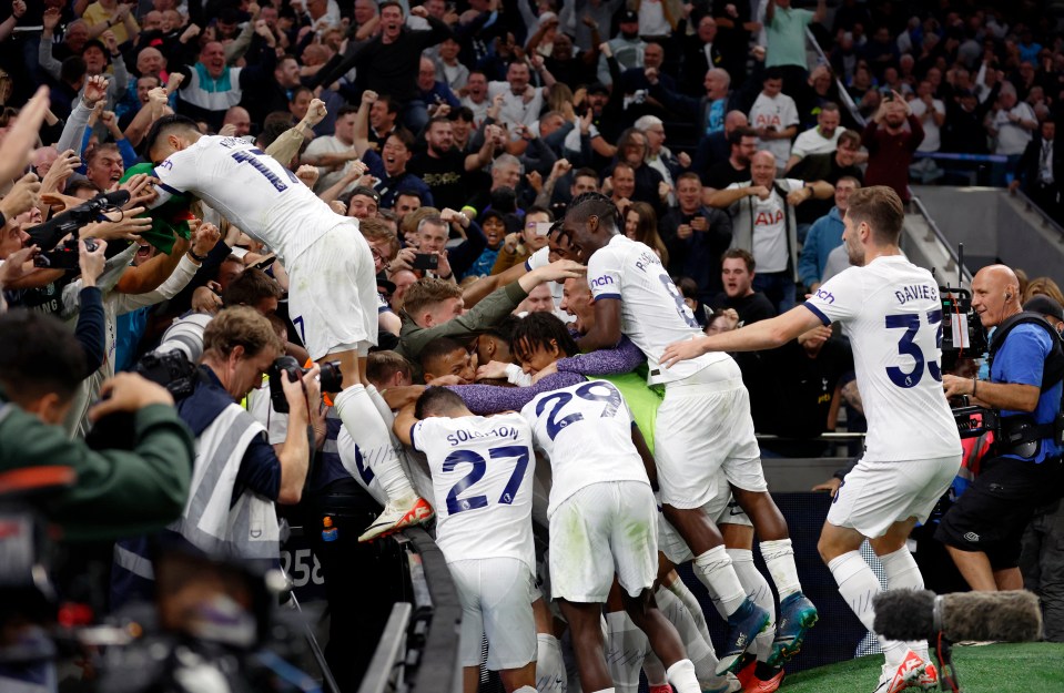 Matip's late goal sent the Tottenham Hotspur stadium into raptures