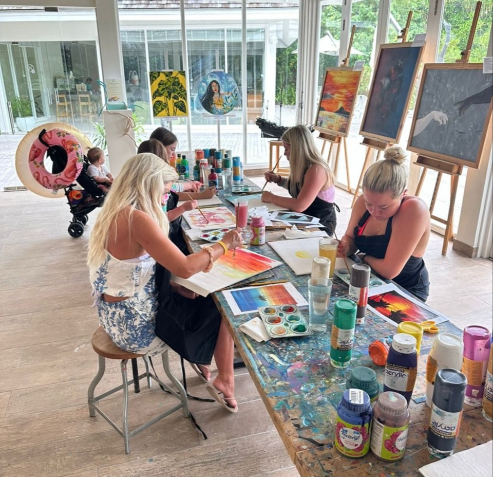 KULA Art Studio inspired the family to enjoy their creative side