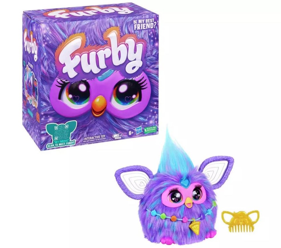 The Furby interactive plush toy will set you back £64.99