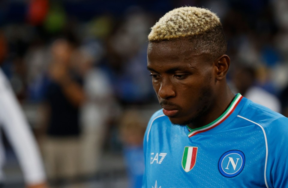 Napoli striker Victor Osimhen is also a target