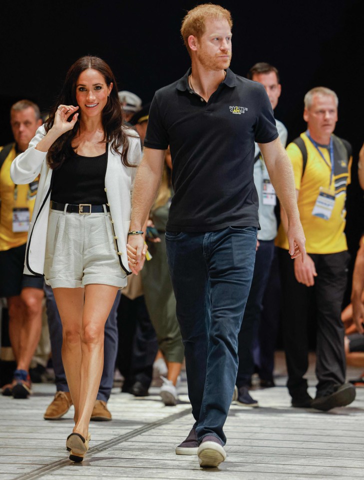 Meghan has joined Prince Harry at the Invictus Games