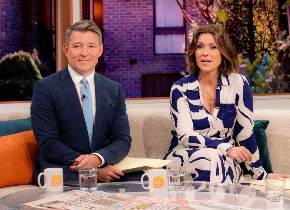 Fans are used to seeing Ben host GMB alongside Susanna Reid