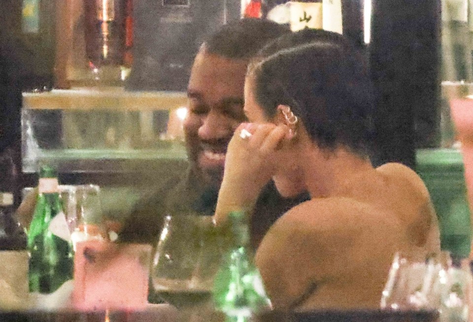 Relaxed Kanye is 'smitten'