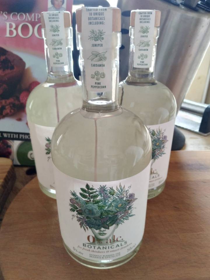 The shopper picked up bottles of alcohol free gin for just £1.30