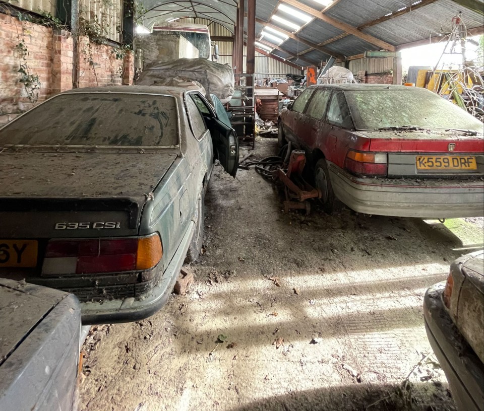 An urban explorer discovered a collection of abandoned cars in Kent