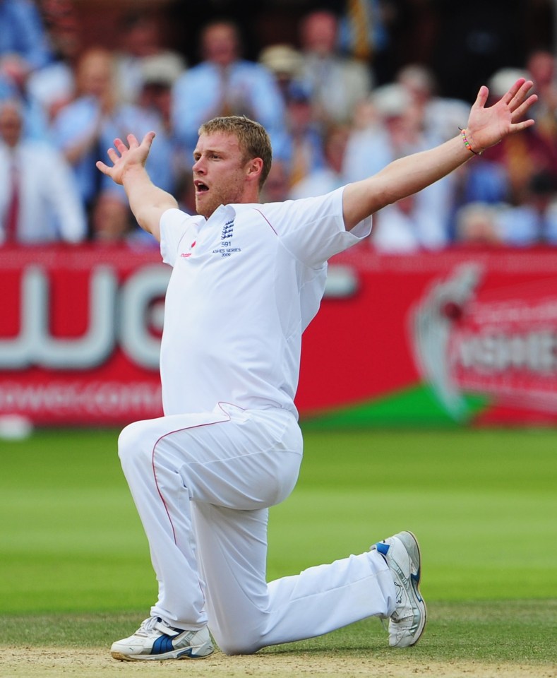 Flintoff took 226 Test wickets for England