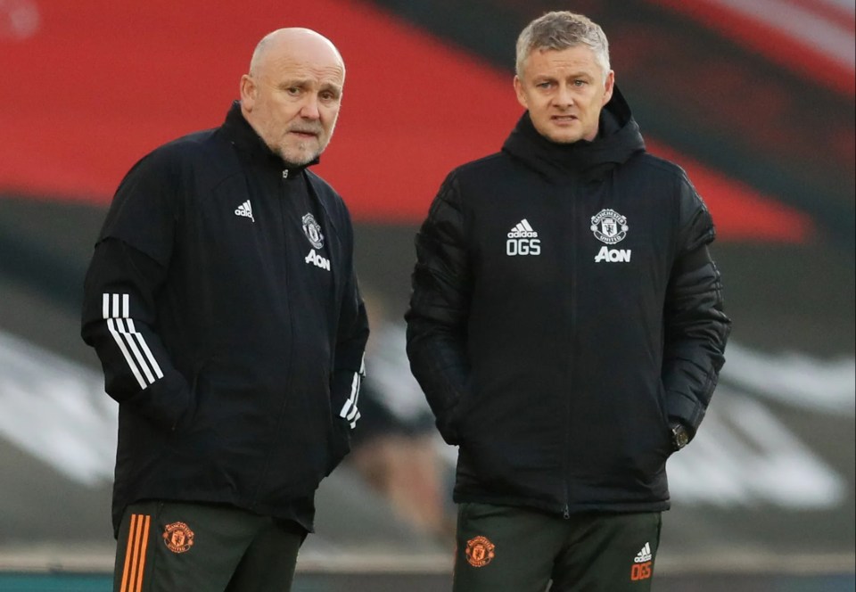 Mike Phelan, left, returned to Man Utd to work under Ole Gunnar Solskjaer