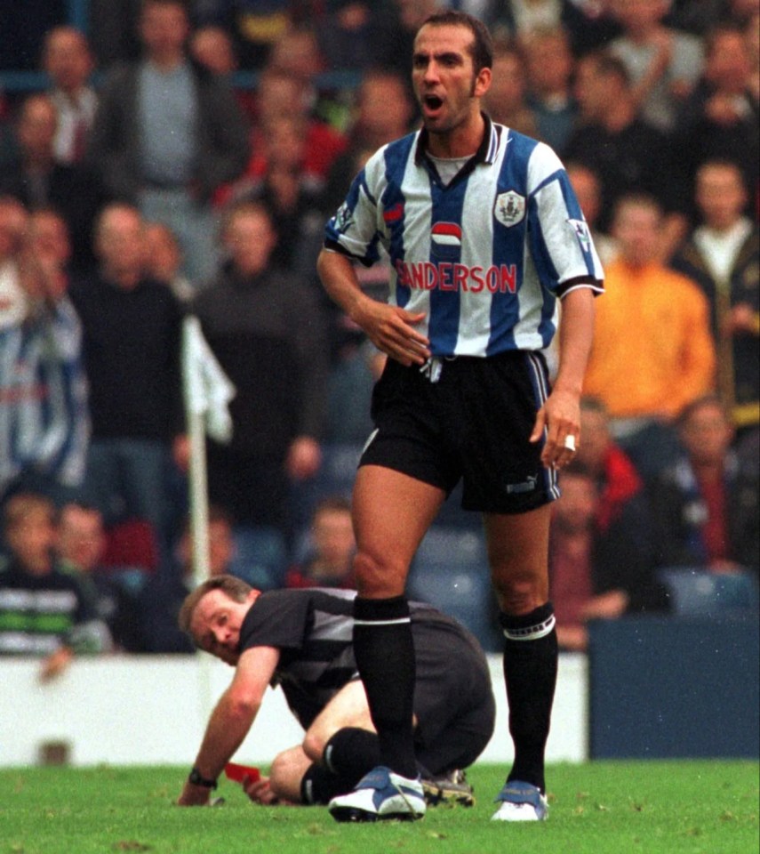 Di Canio was banned for his reaction to being sent off following a melee against Arsenal 25 years ago