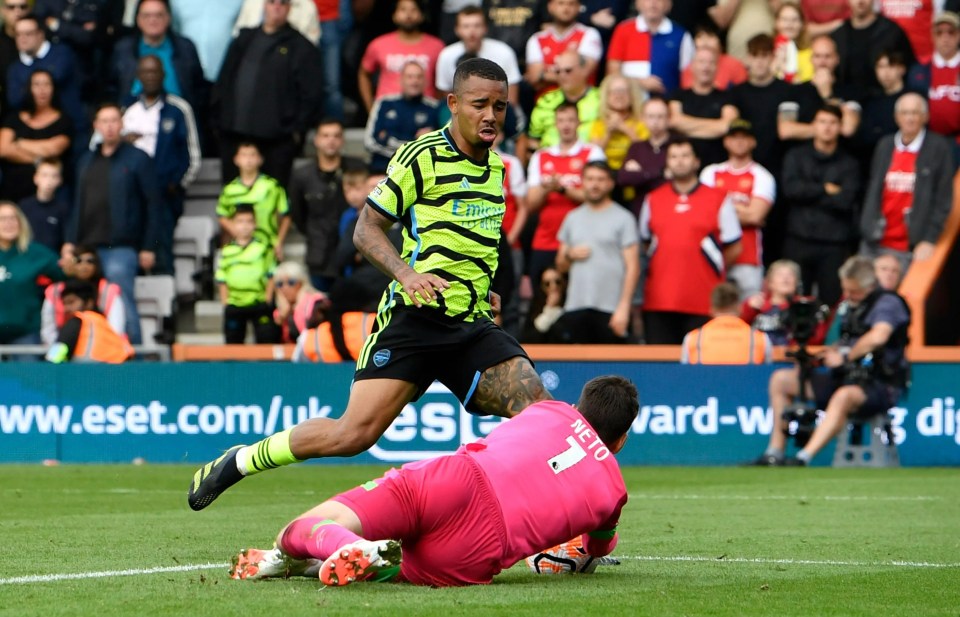 Gabriel Jesus also limped off injured