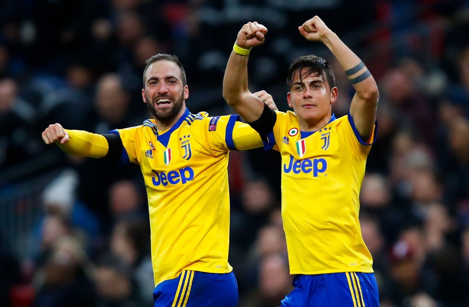 Gonzalo Higuain and Paulo Dybala both felt the positive effects of Poser's attention