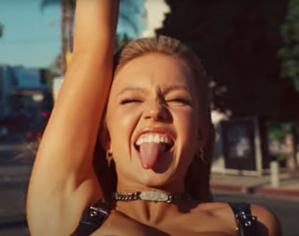 Sydney Sweeney added an extra dose of Euphoria as she was unveiled as the secret star of the Stones’ music video for Angry