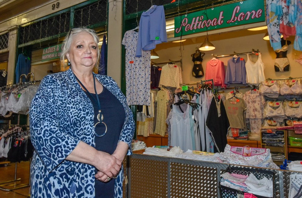 Margaret Caffrey says she worries about armed robbers attempted to steal from the market