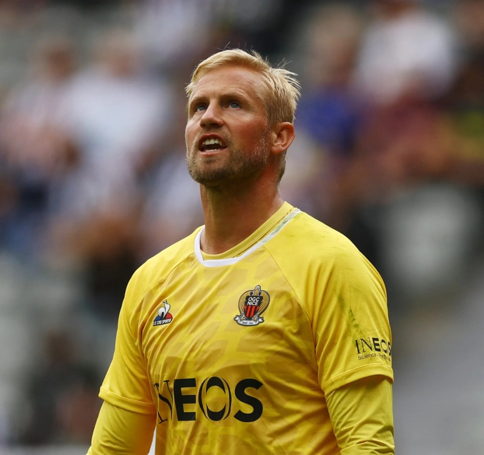 Kasper Schmeichel saw his Nice contract ripped up on deadline day