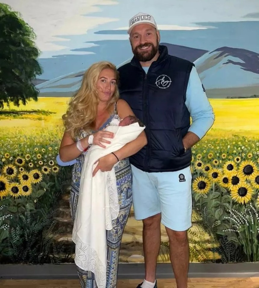 Proud parents Paris and Tyson Fury announced the birth of their son