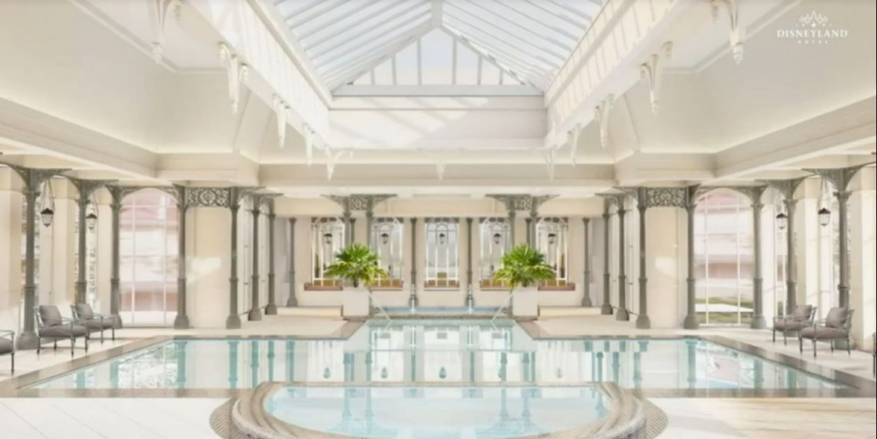 The hotel will have a brand new swimming pool for guests too