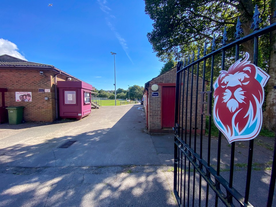 The entrance to the historic club