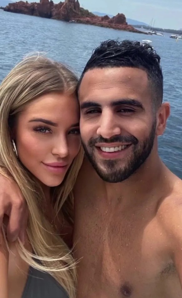 Riyad Mahrez and Taylor Ward got married for the second time yesterday in London