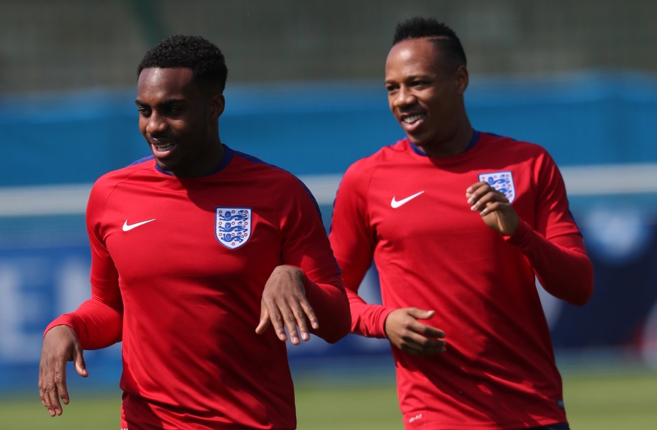 Nathaniel Clyne and Danny Rose were two of England's full-backs