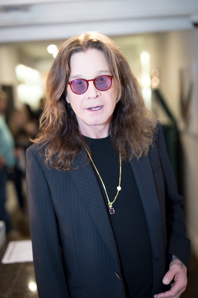 LOS ANGELES, CA - SEPTEMBER 28: (EXCLUSIVE COVERAGE) (EXCLUSIVE COVERAGE)  Singer Ozzy Osbourne attends the Billy Morrison - Aude Somnia Solo Exhibition at Elisabeth Weinstock on September 28, 2017 in Los Angeles, California.  (Photo by Greg Doherty/Getty Images)