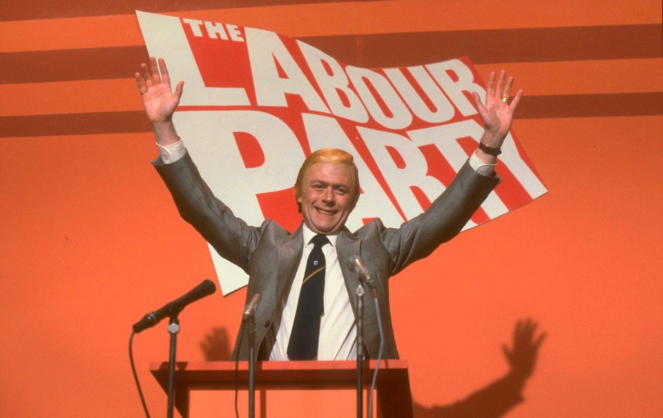 Yarwood as Labour leader Neil Kinnock