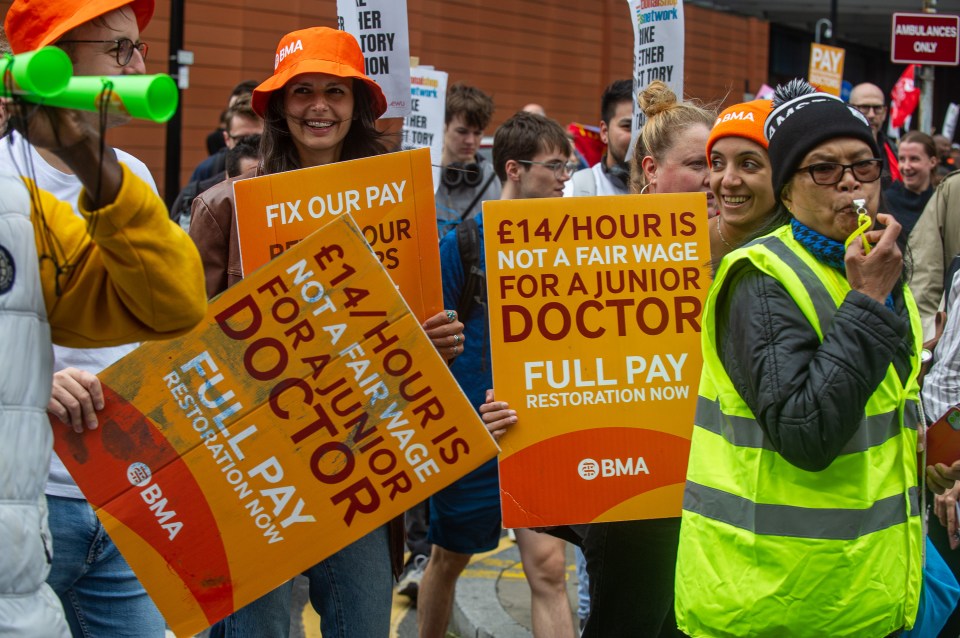 Nearly 16,000 specialist, associate specialist and specialty doctors will be polled on a walkout — amid two other NHS doctors' strikes