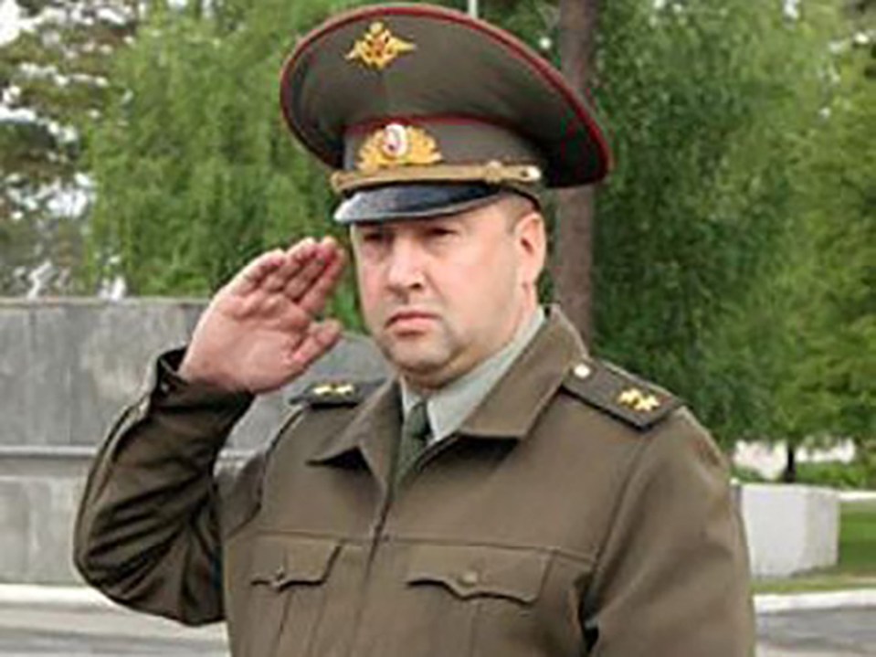 General Surovikin, pictured during his time in the Far East of Russia in 2015