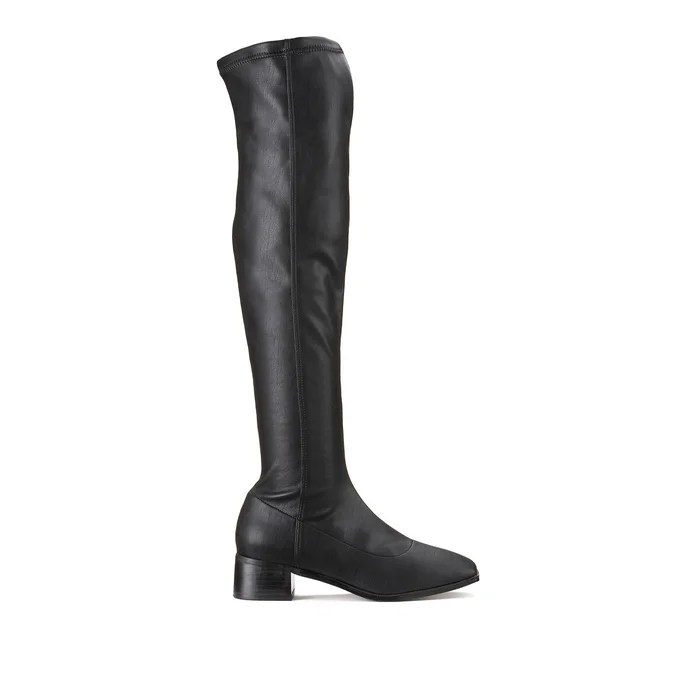 La Redoute Collections Over-The-Knee Boots with Square Toe