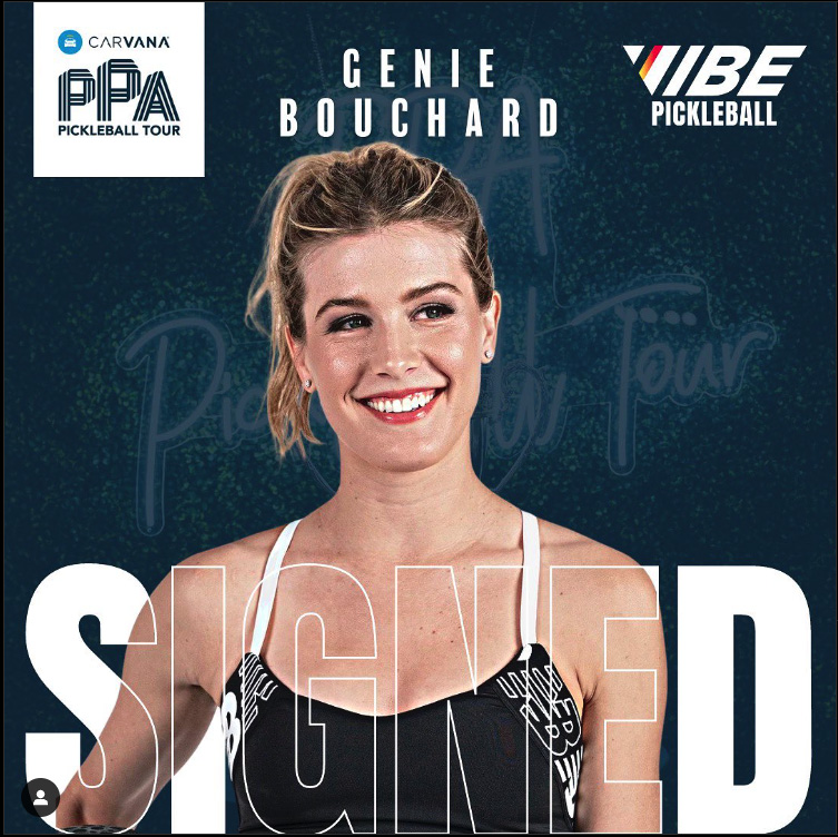 Pickeball bosses proudly unveiled 'big signing' Eugenie Bouchard