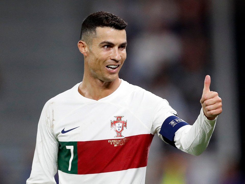 Cristiano Ronaldo is the current leading international goalscorer