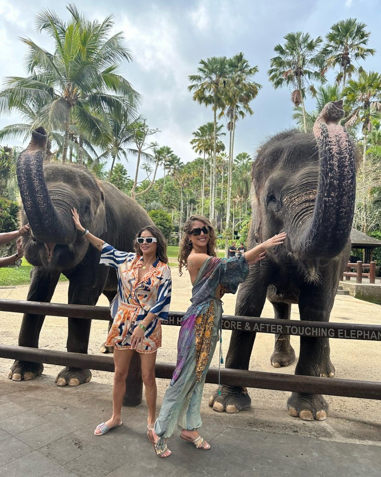 The pair are visiting Bali, Indonesia