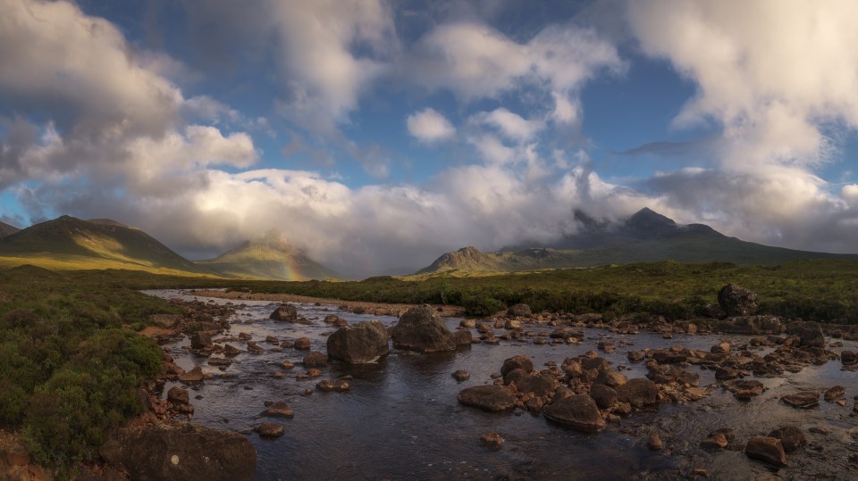 There are plenty of breathtaking views around the town including sea and mountains