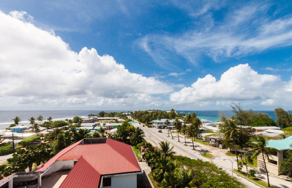 The Marshall Islands are under threat from global warming