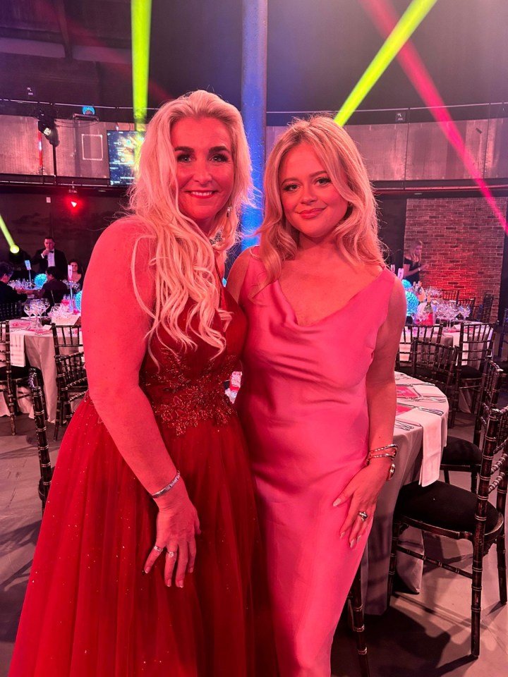 Actress and comedian Emily Atack meets Best Midwife nominee Karen Stevens