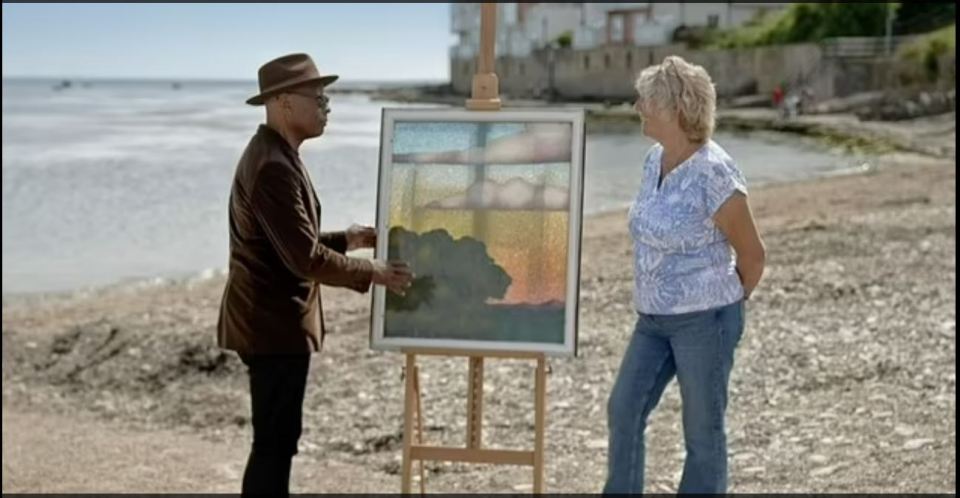 An Antiques Roadshow guest brought in a stunning stained glass window