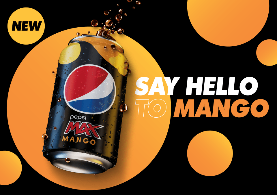 The Pepsi MAX Mango is the latest fizzy drink