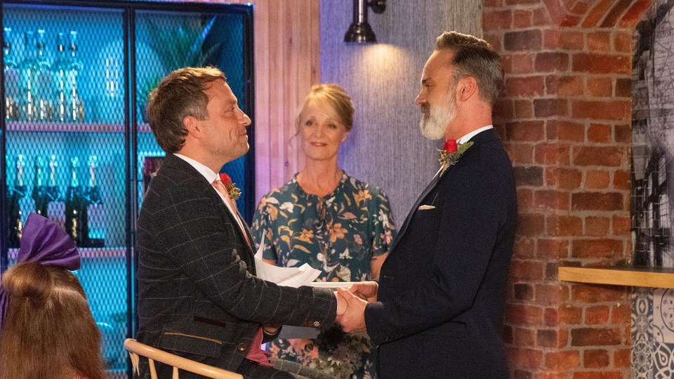 Upcoming Corrie scenes will showcase Billy and Paul’s special ceremony