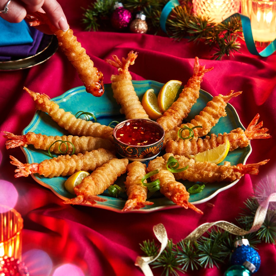 The Tempura prawns could make a great starter to party favour