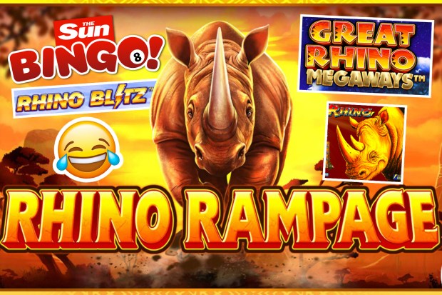 the sun bingo rhino blitz great rhino megaways rhino rampage