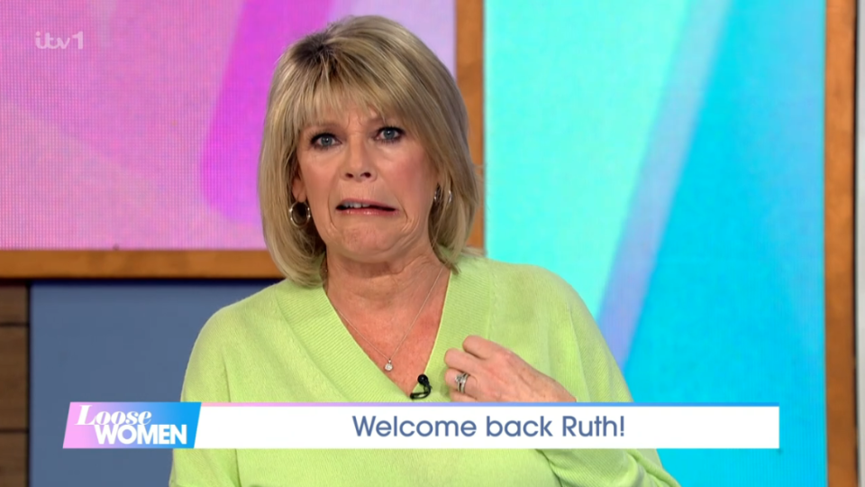 Ruth Langsford opened up on her illness as she returned to Loose Women