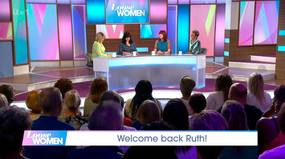 She was joined by Coleen Nolan, Janet Street-Porter and Dame Kelly Holmes