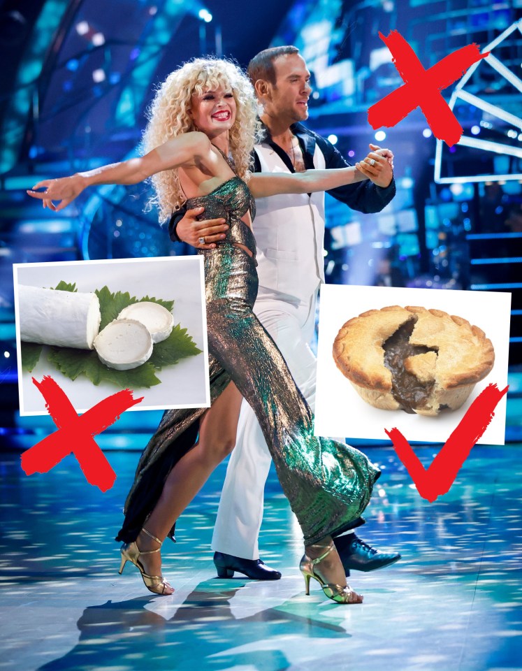 Give poor blokes a break from watching the likes of Matt Goss and Nadiya Bychkova on Strictly and eating goat’s cheese – and bring on the pies instead