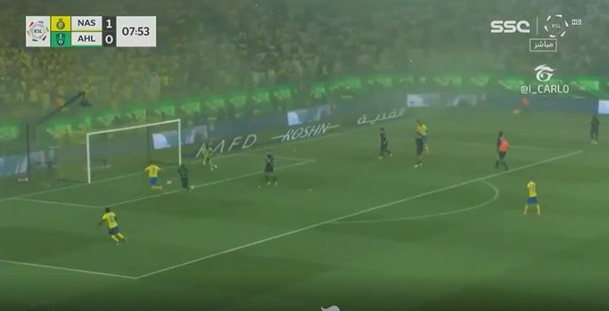 Ronaldo managed to miss an absolute sitter moments after his opener