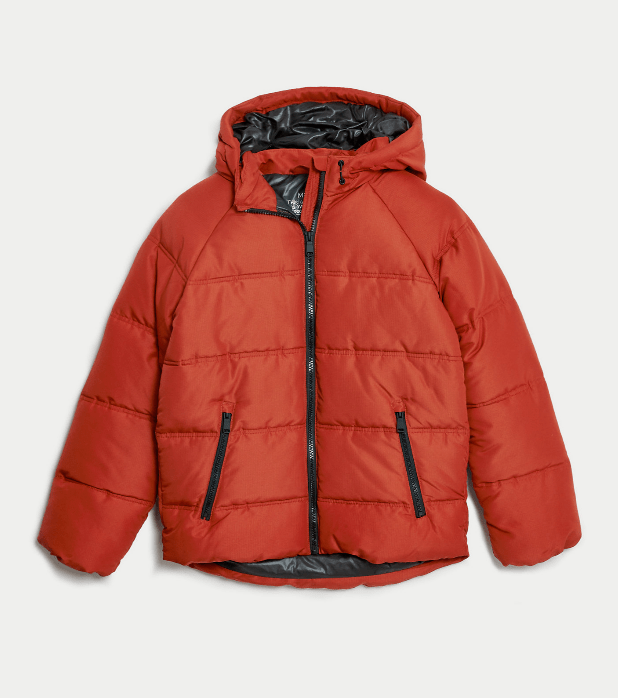 M&S Stormwear™ Padded Hooded Coat