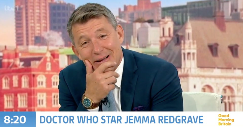 Good Morning Britain's Ben Shephard joked he needed a 'lie down' after co-star Kate Garraway's on-air blunder