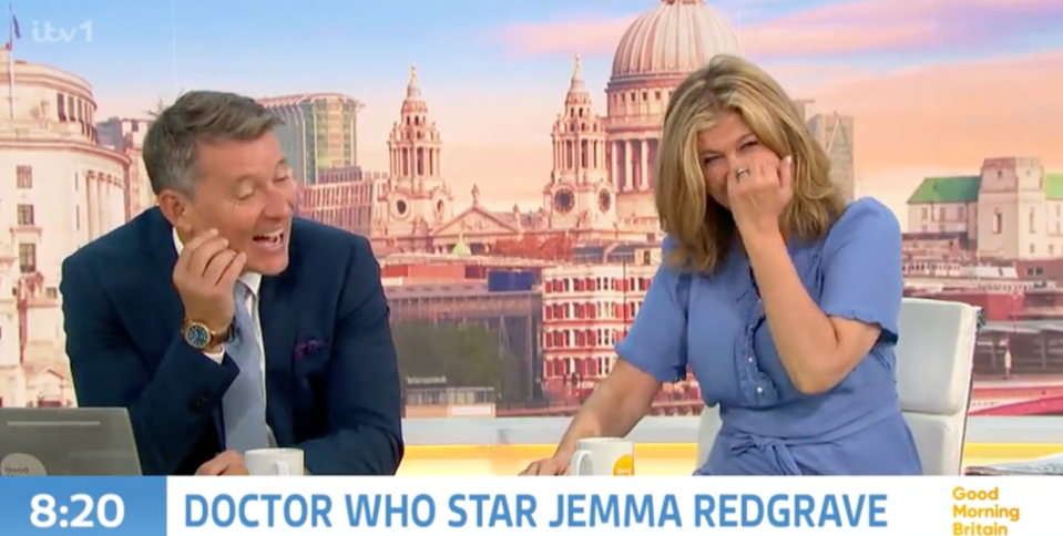 The GMB anchor told how she was 'slightly embarrassed' over her error